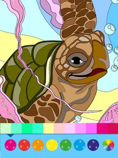 Underwater World Coloring Book - Screenshot 2