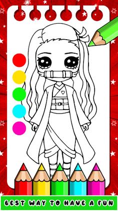 Tanjiro Coloring Demon Slayer - Screenshot 2