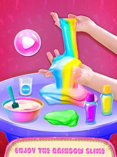 Make Fluffy Slime Maker Game - Screenshot 1