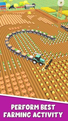 Farming.io - 3D Harvester Game - Screenshot 1