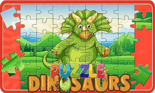 Dinosaur jigsaw Puzz dino game - Screenshot 2