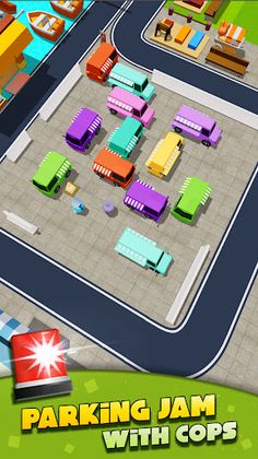 Сar Parking Jam 3D with Cops - Screenshot 1