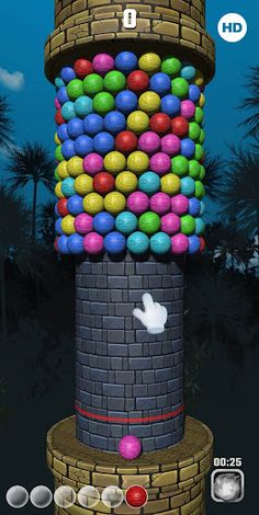 Bubble tower 3D : Ball blast - Screenshot 2