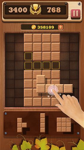 Block Puzzle Wood Star, Combo! - Screenshot 3