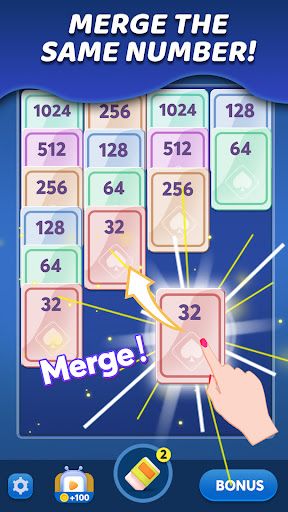 Merge Card : Make 2048 - Screenshot 2