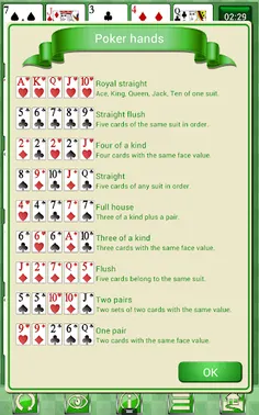 Poker Solitaire card game. - Screenshot 3