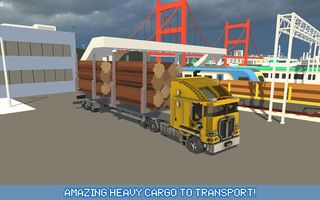 Blocky Truck Urban Transport - Screenshot 3