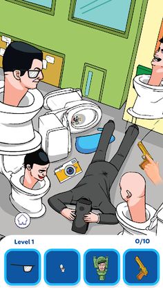 Infinity Zoom: Find Skibidi - Screenshot 3