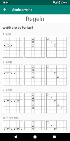 Sechserreihe - Screenshot 2