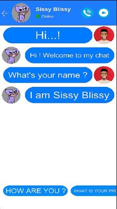 Sissy Blissy Fake Video Call - Screenshot 3