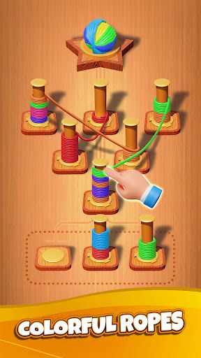 Wool Thread: Color Sort Puzzle - Screenshot 2