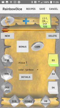Dice Roller 3D: Rainbow Dice - Screenshot 4