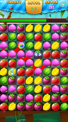 Jungle Fruit: Link match 3 gam - Screenshot 2