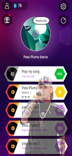 Peso Pluma tiles hop Music HD - Screenshot 1