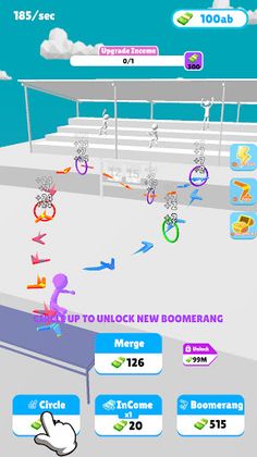 Merge Crazy Boomerang - Screenshot 4