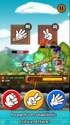 WARRIOR! Rock scissors paper - Screenshot 3