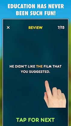 Articles Grammar Test - Screenshot 4