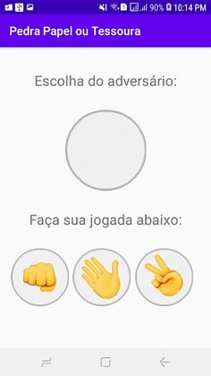 Pedra, papel ou tesoura - Screenshot 1