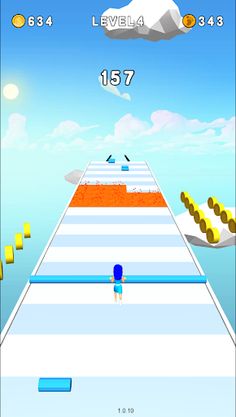 Slide Roof - rails 3d rush - Screenshot 3