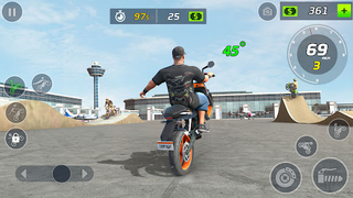 Moto Bike Stunt Wheelie Game - Screenshot 3