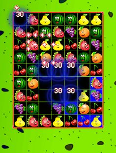 Cartoon Frash Fruit - Match 3 - Screenshot 1