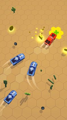 Hexagon Pursuit: Car Racing - Screenshot 2