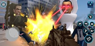 Toilet Shooting FPS: City War - Screenshot 2