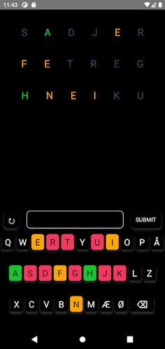 Word Game Dansk - Screenshot 2
