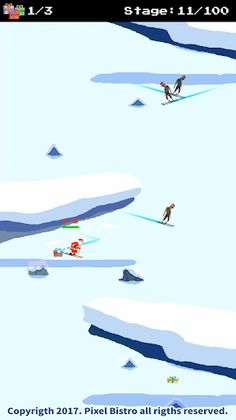 Santa Ski vs Zombies Ski - Screenshot 3