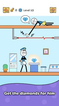 Thief Puzzle:Stick Hero Rescue - Screenshot 4