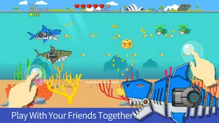 Robot Gun Shark Double Attack - Screenshot 2
