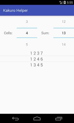 Kakuro Combinations - Screenshot 2
