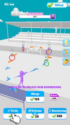 Merge Crazy Boomerang - Screenshot 3