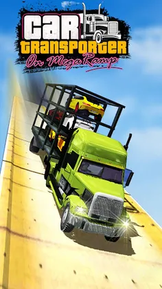 Car transporter on Mega Ramp - Screenshot 1