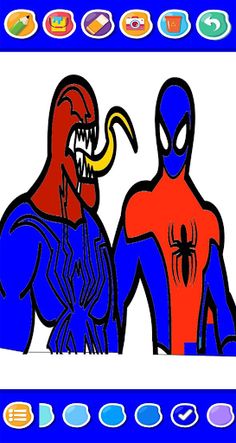 Spider Super Hero coloring - Screenshot 4