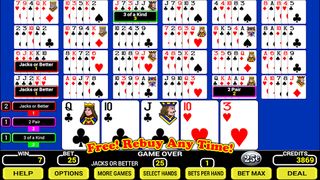 Twenty-Five Play Poker - Screenshot 1