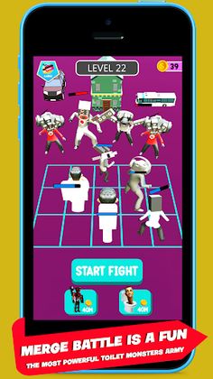 Merge Skybidi Toilet Monsters - Screenshot 3