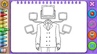 Cameraman Skibydi Draw & Paint - Screenshot 3