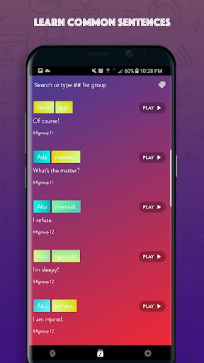 Indonesian Sentence Practice - Screenshot 3