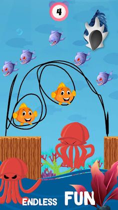 Save The Fish - Draw Line - Screenshot 4