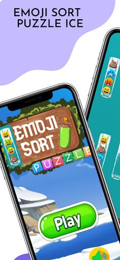 Emoji Sort Puzzle Ice - Screenshot 1