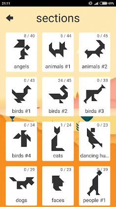 1001 Tangram puzzles game - Screenshot 3
