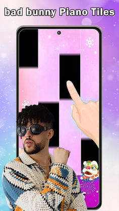 bad bunny piano game Tiles - Screenshot 3