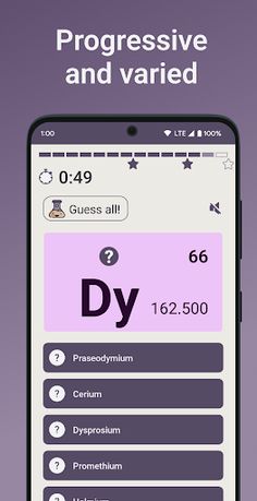 Quiz School | Periodic table - Screenshot 3