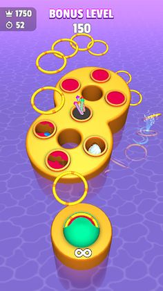 Color Rings - Ring Toss Game - Screenshot 3