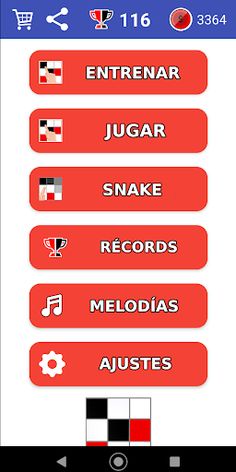 Juego Piano 3x3 - Screenshot 1