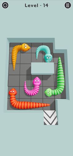 Tangled Snakes: 3D Puzzle Game - Screenshot 4