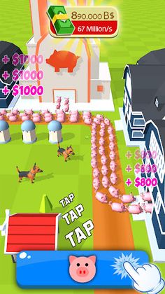 Tiny Pig Tycoon: Piggy Games - Screenshot 2
