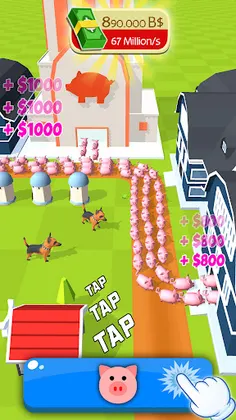 Tiny Pig Tycoon: Piggy Games - Screenshot 2