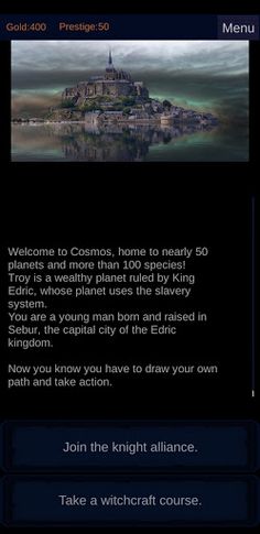 Cosmos: interactive story with - Screenshot 1
